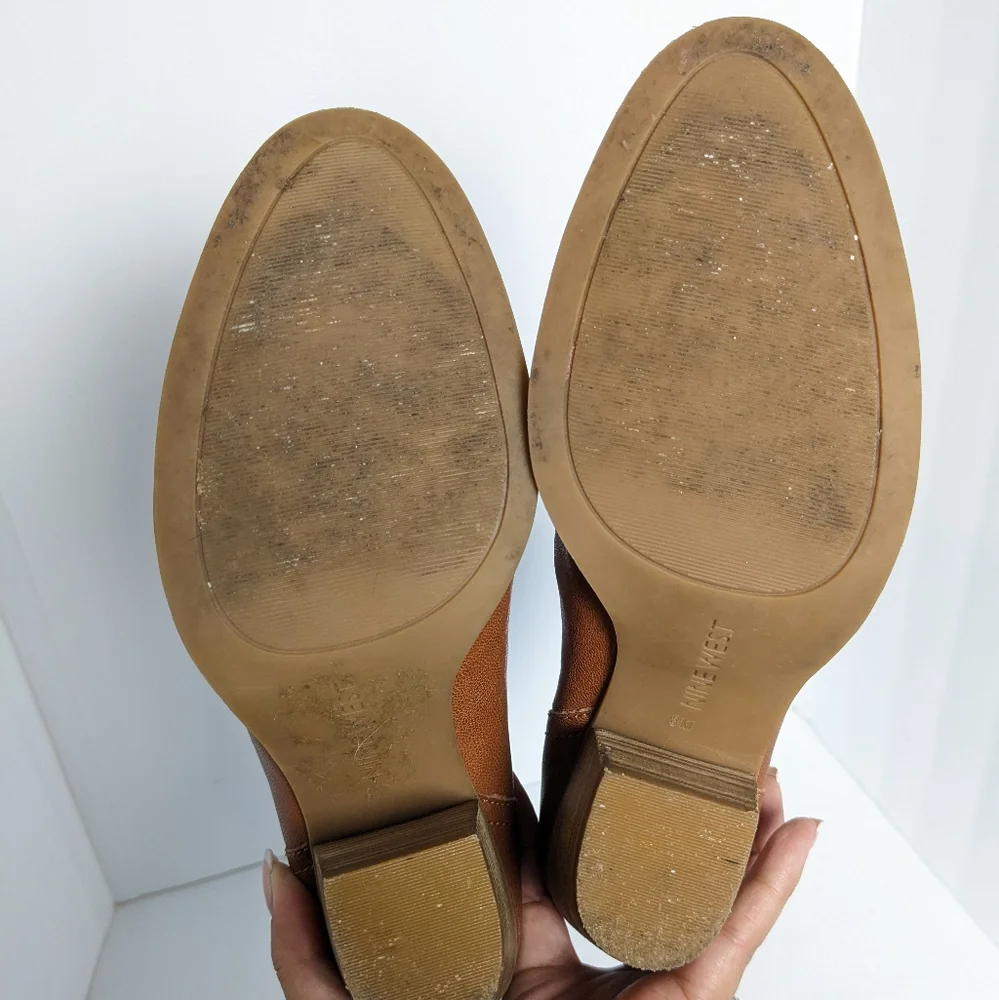 Nine west leather ankle boots